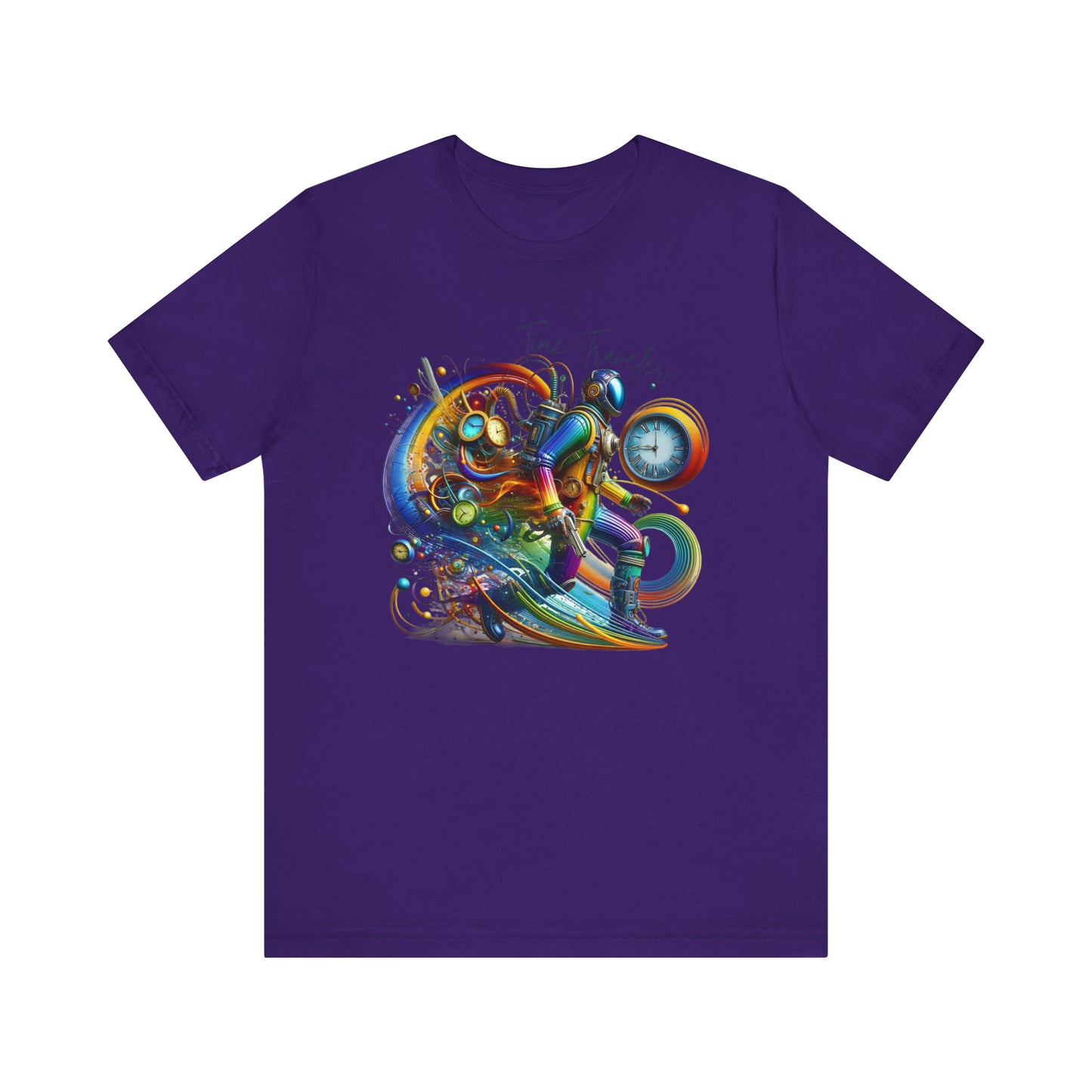 Colorful Time Traveler Sci-Fi Gift Store Shirt 2