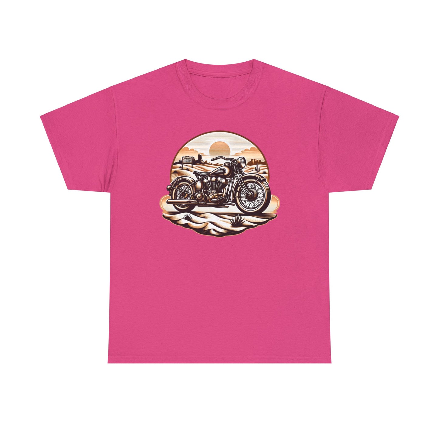 Retro Desert Motorcycle Adventure Gift Store Shirt