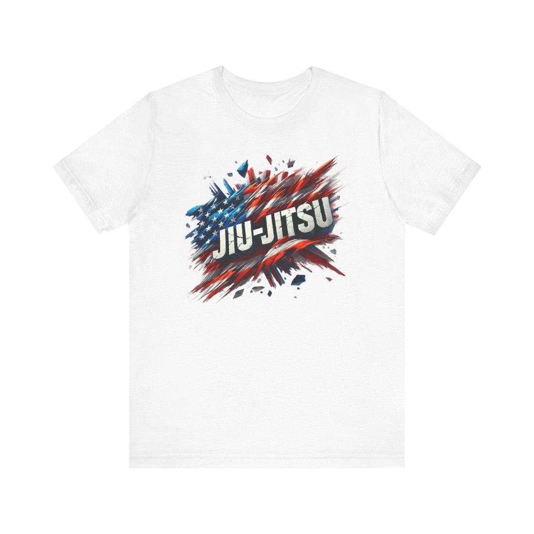 American_Jiu-Jitsu_Tee White Front
