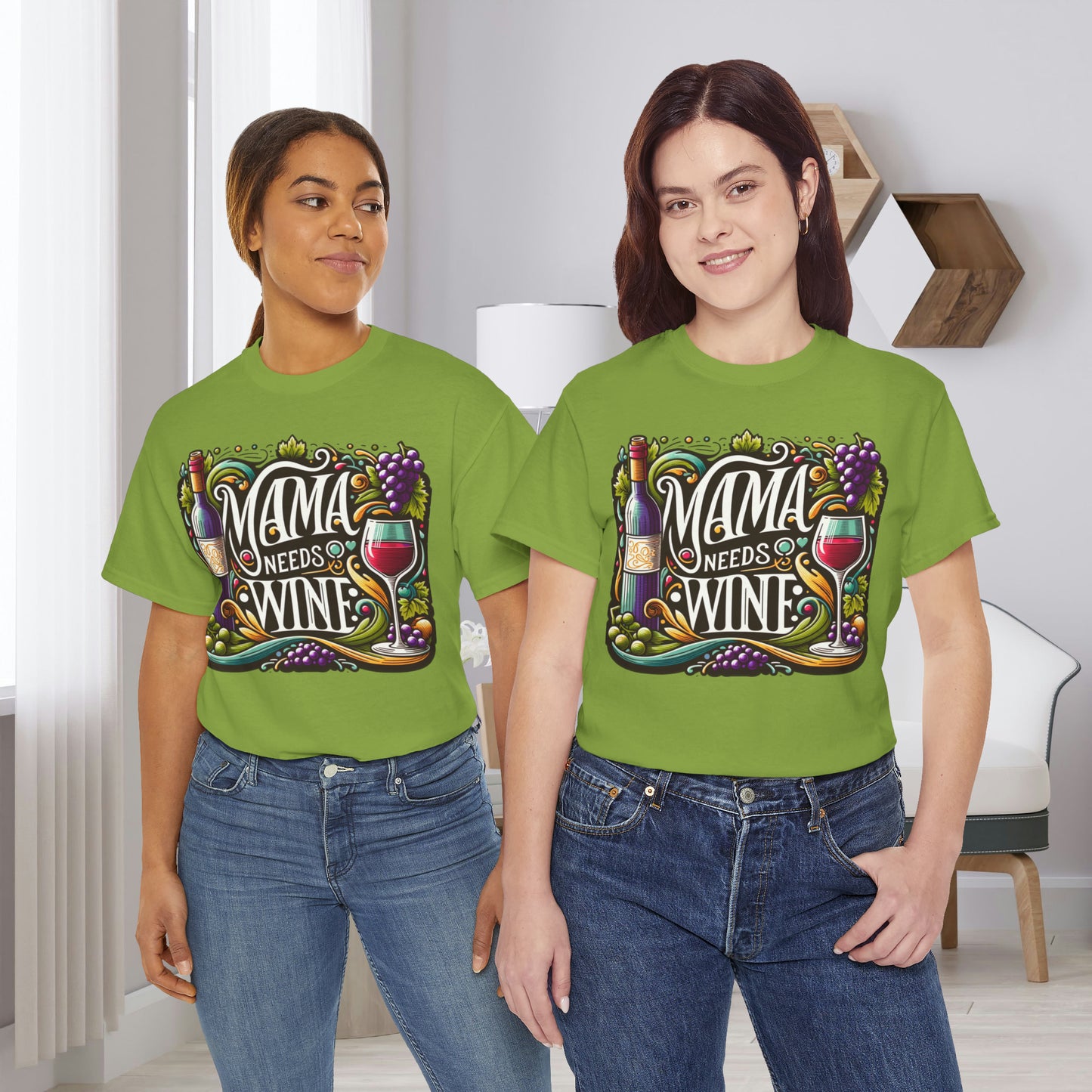 Mama Needs Wine Gift Store Shirt