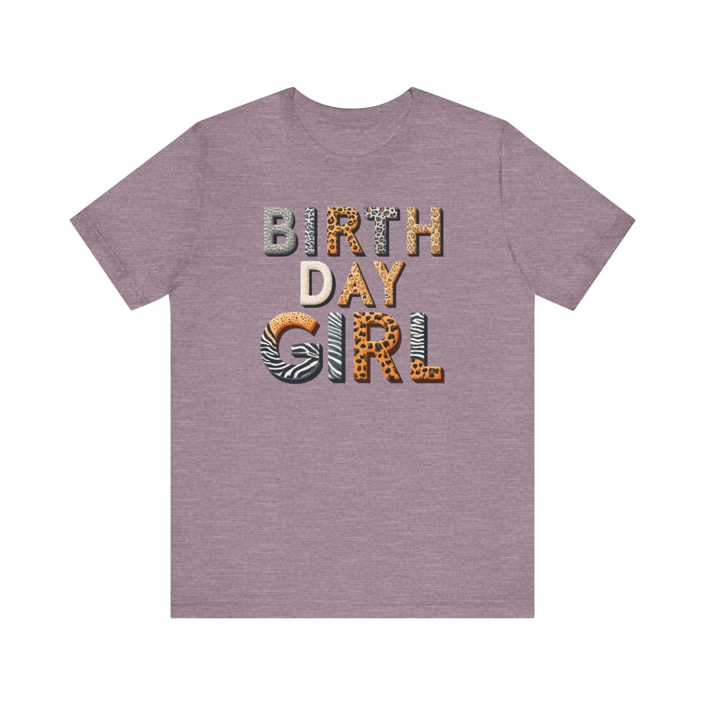 Animal Print Birthday Girl Gift Store Shirt