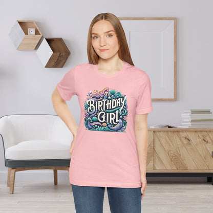 Mermaid Birthday Girl Gift Store Shirt