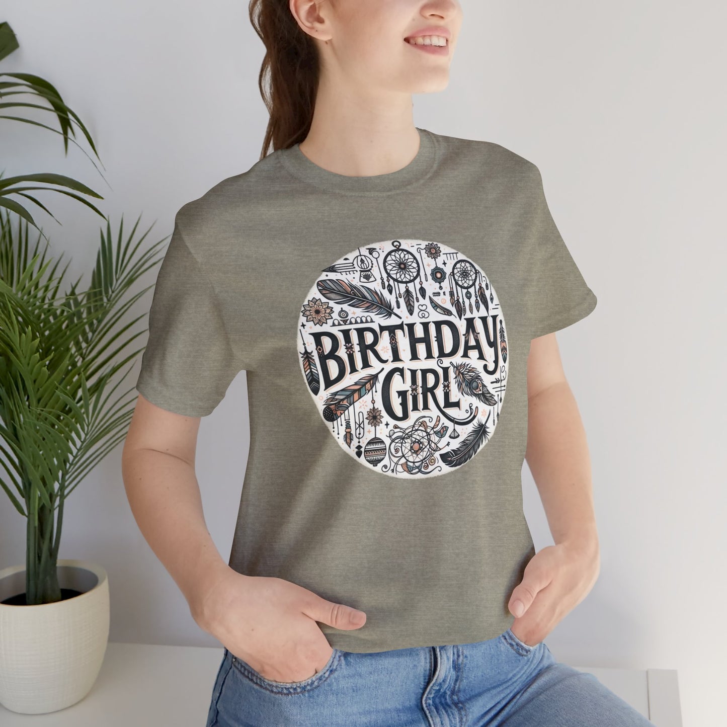 Boho Birthday Girl Gift Store Shirt