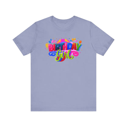 Vibrant Birthday Girl Gift Store Shirt