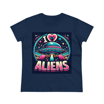 I Love Aliens Sci-Fi Gift Store Shirt