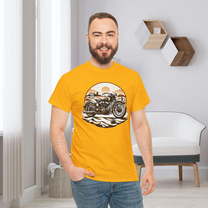 Retro Desert Motorcycle Adventure Gift Store Shirt