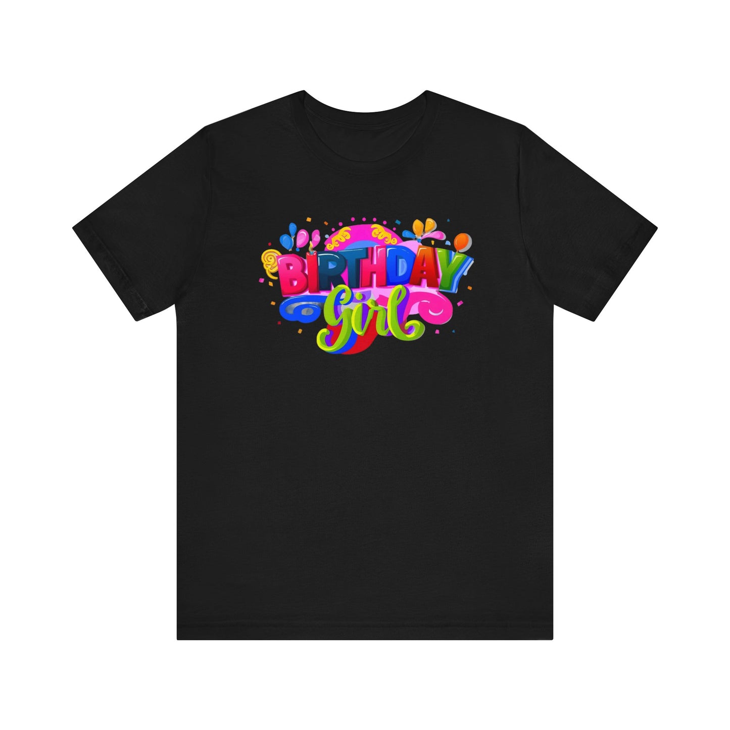 Vibrant Birthday Girl Gift Store Shirt