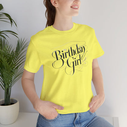 Birthday Girl Elegant Gift Store Shirt