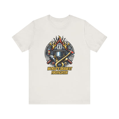 Worlds Bravest Firefighter Shirt