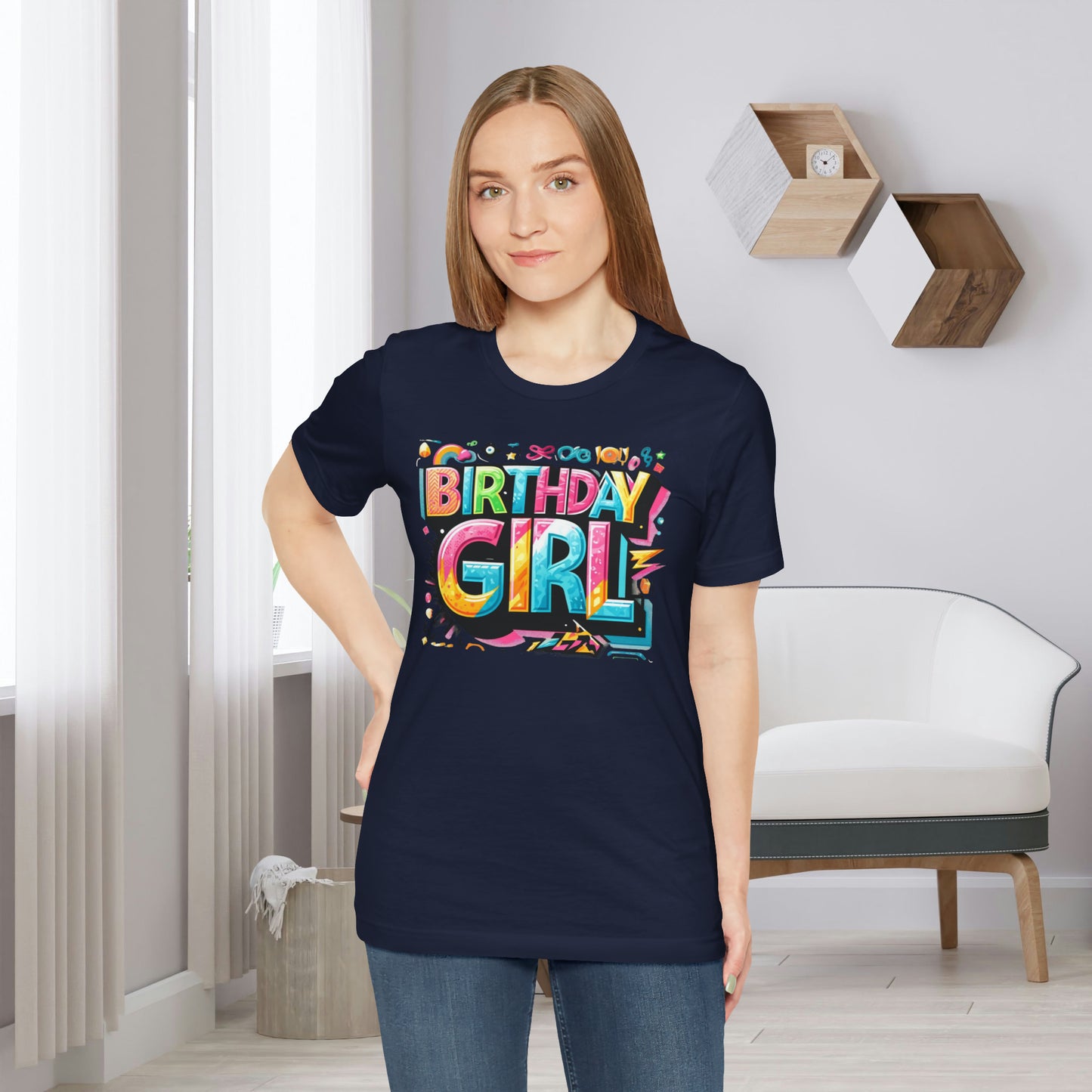 90s Themed Birthday Girl Gift Store Shirt