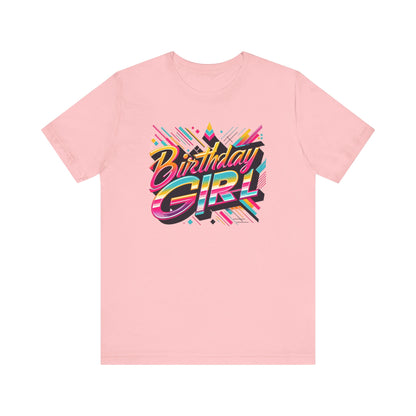 80s Themed Birthday Girl Gift Store Shirt