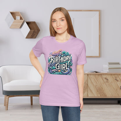 Mermaid Birthday Girl Gift Store Shirt