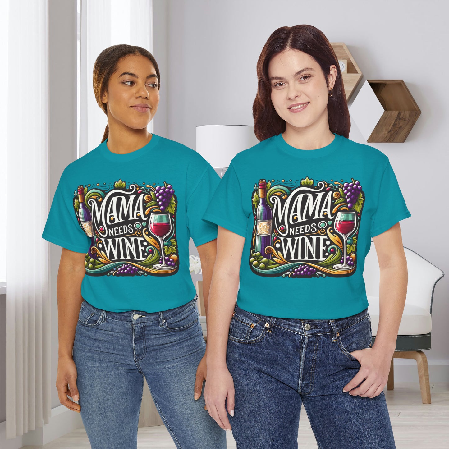 Mama Needs Wine Gift Store Shirt