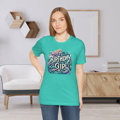 Mermaid Birthday Girl Gift Store Shirt