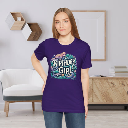 Mermaid Birthday Girl Gift Store Shirt