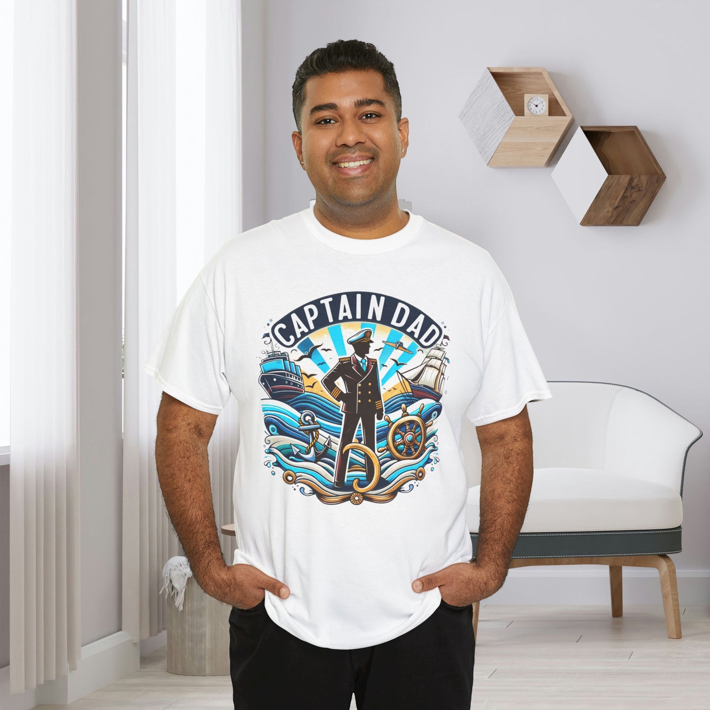 Captain Dad Gift Store Shirt