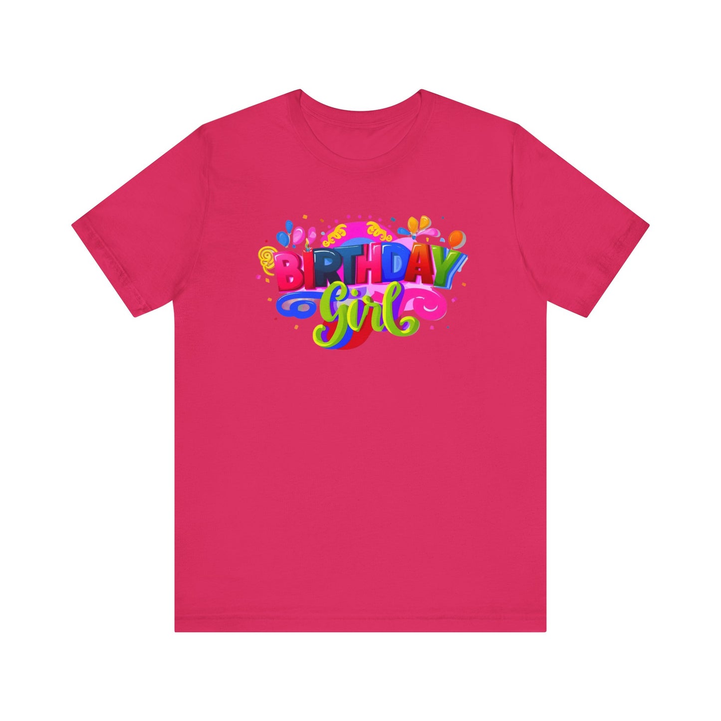 Vibrant Birthday Girl Gift Store Shirt