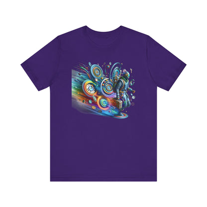 Colorful Time Traveler Sci-Fi Gift Store Shirt