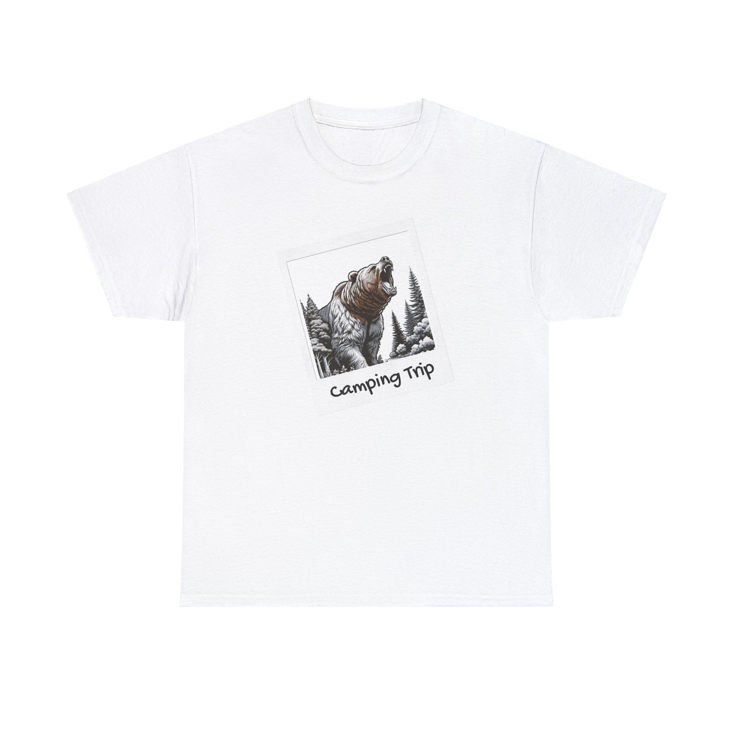 Grizzly Bear Camping Trip Gift Store Shirt