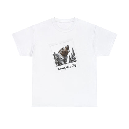 Grizzly Bear Camping Trip Gift Store Shirt