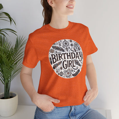 Boho Birthday Girl Gift Store Shirt