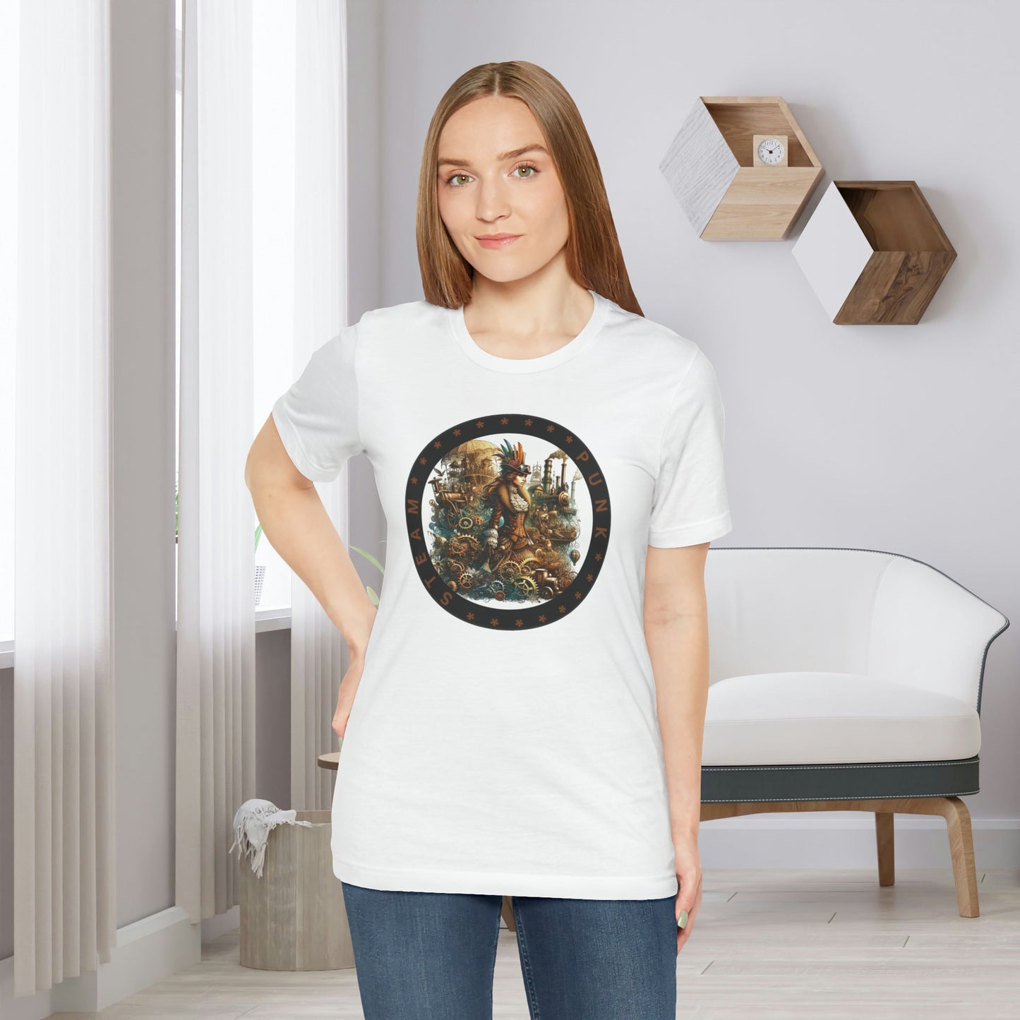 Lady Steampunk Sci-Fi Gift Store Shirt