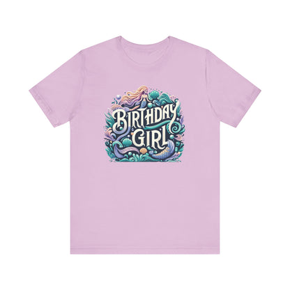 Mermaid Birthday Girl Gift Store Shirt