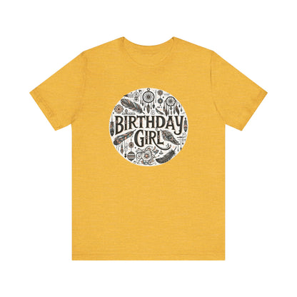 Boho Birthday Girl Gift Store Shirt