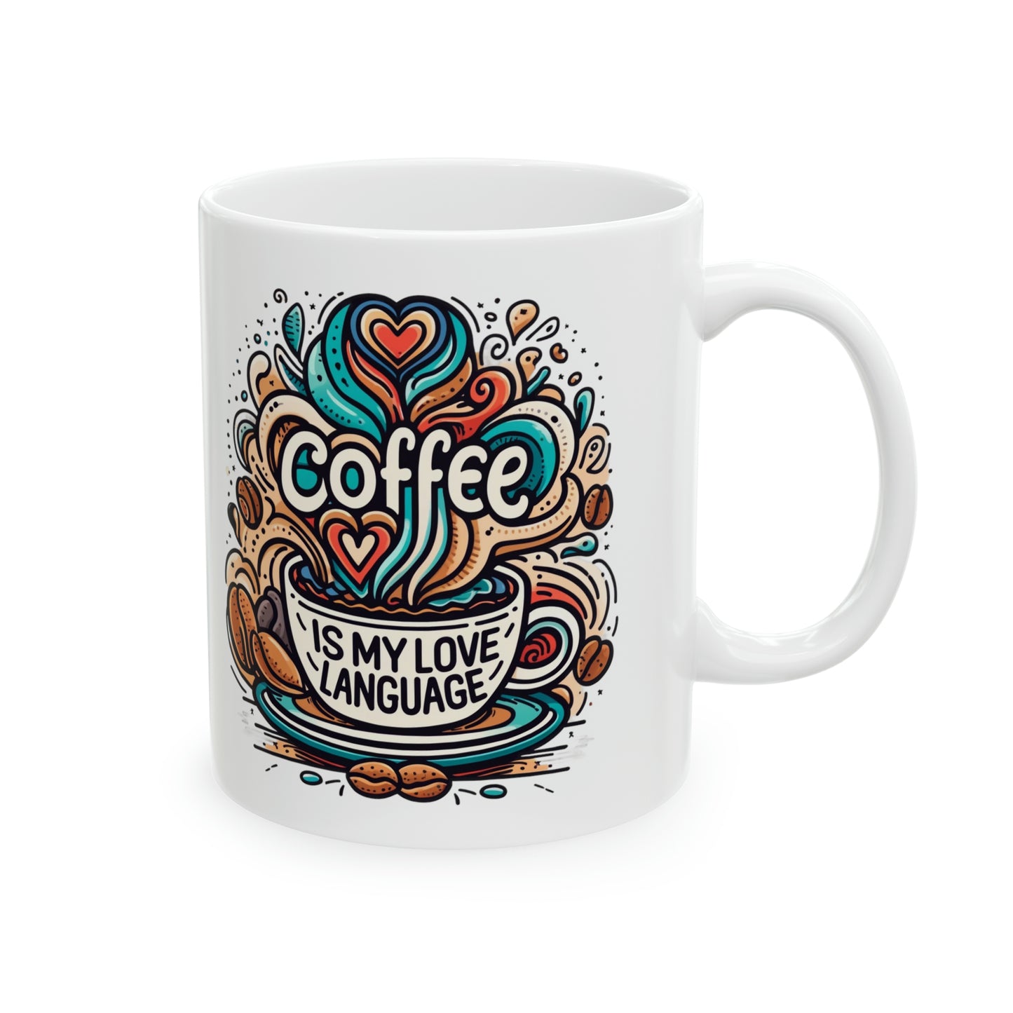 Coffee Is My Love Language Gift Store Mug