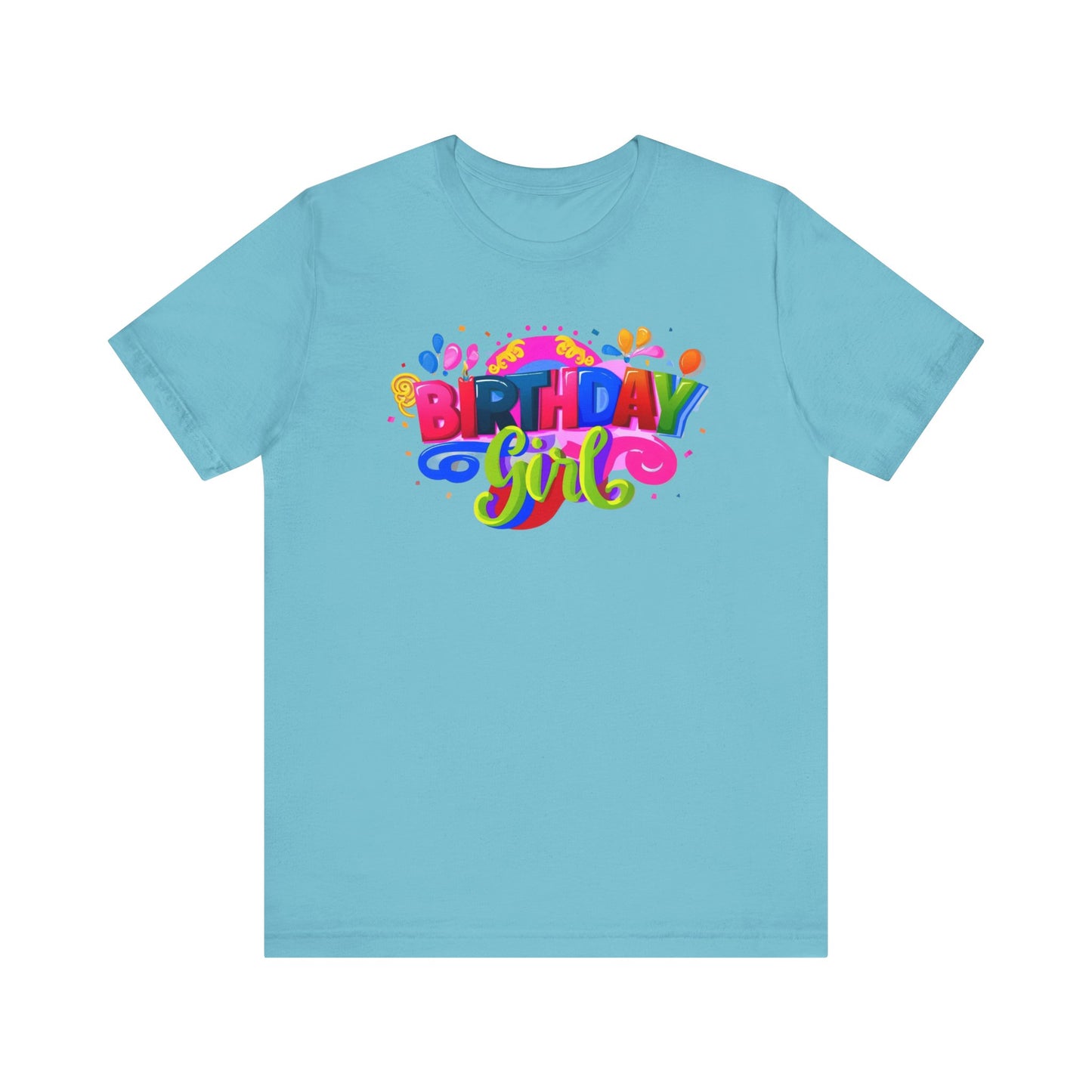 Vibrant Birthday Girl Gift Store Shirt