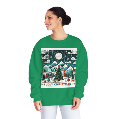 Ugly Christmas Gift Store Sweater Blue