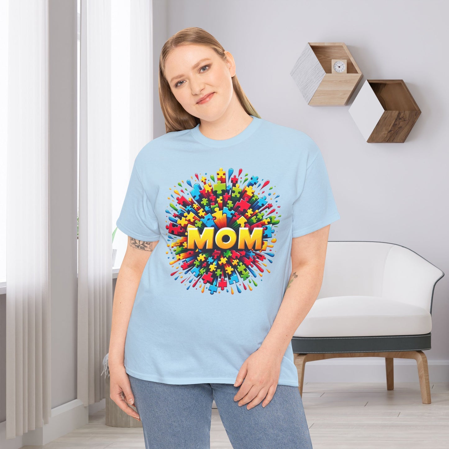 Autism Mom Awareness Gift Store Shirt