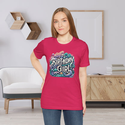 Mermaid Birthday Girl Gift Store Shirt