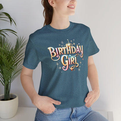 Glowing Birthday Girl Gift Store Shirt