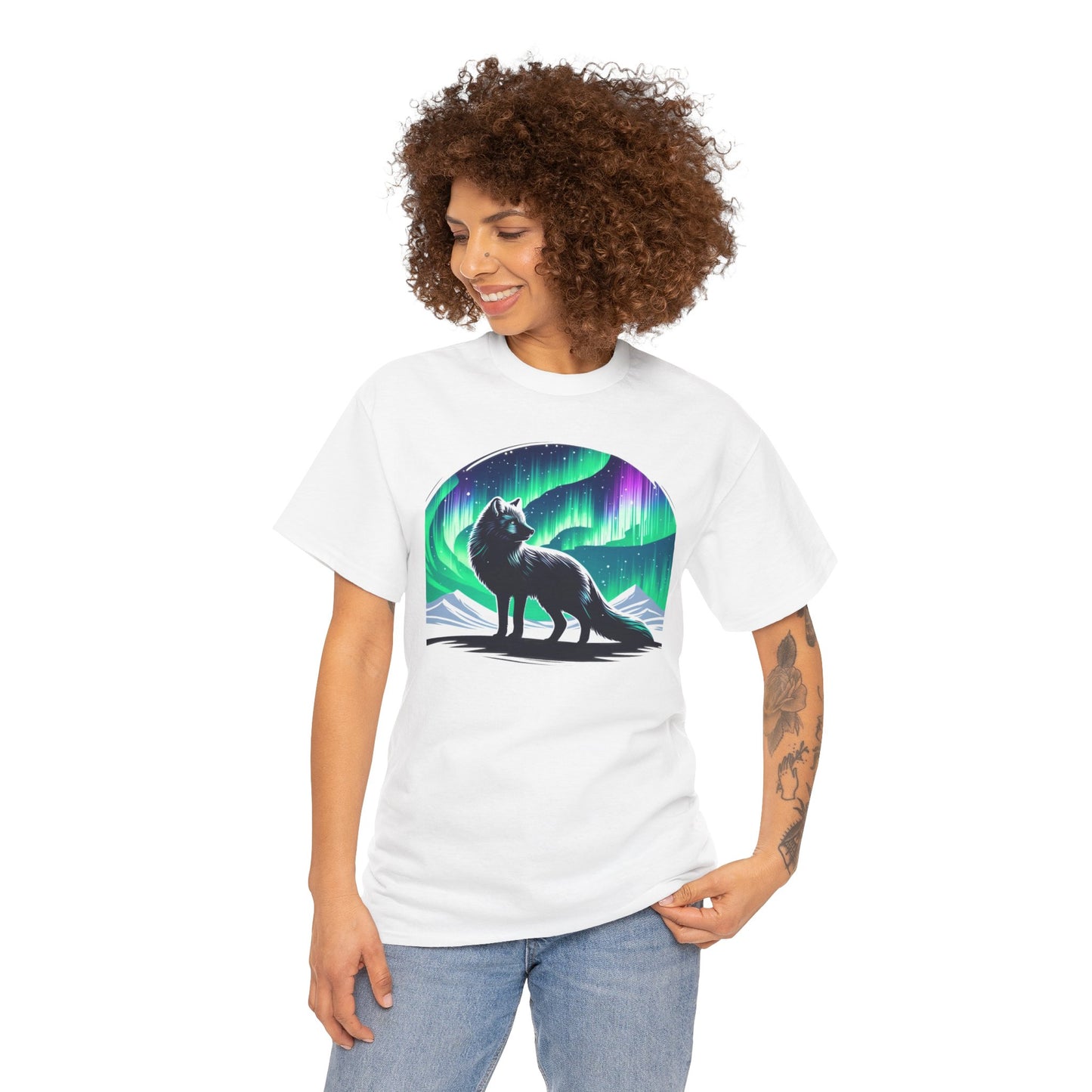 Northern Lights Fox Gift Store Shirt