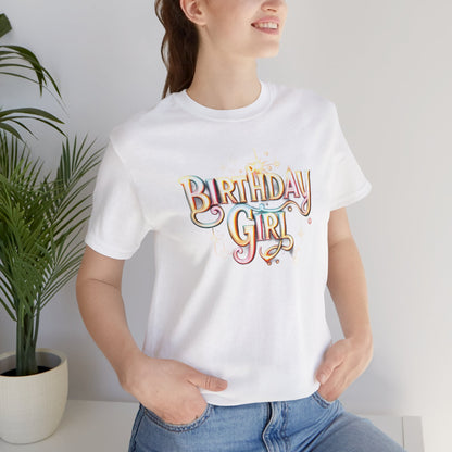 Glowing Birthday Girl Gift Store Shirt