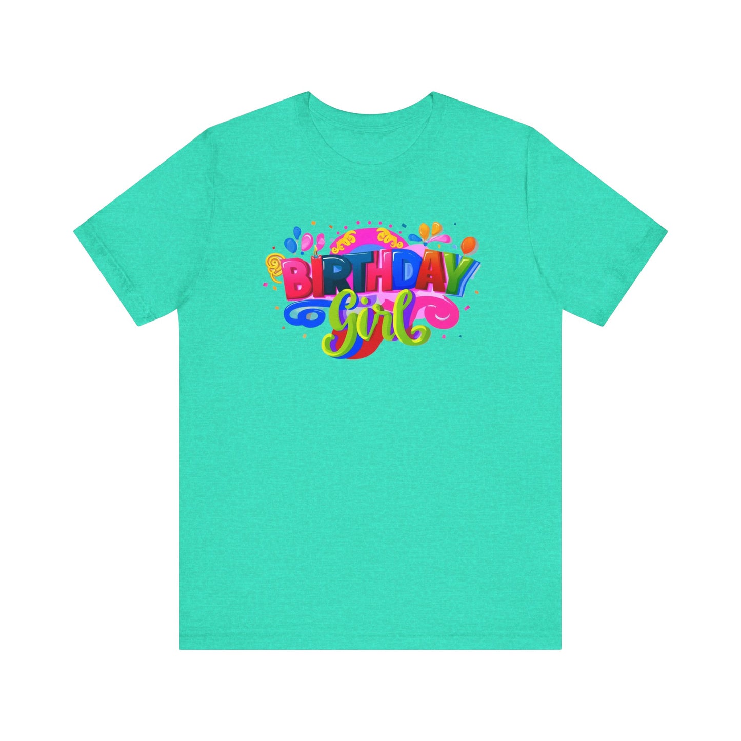 Vibrant Birthday Girl Gift Store Shirt