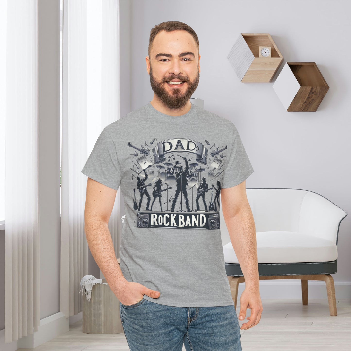 Dad's Rock Band Gift Store Shirt