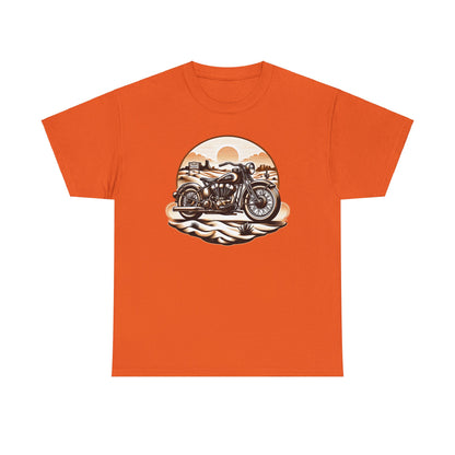 Retro Desert Motorcycle Adventure Gift Store Shirt