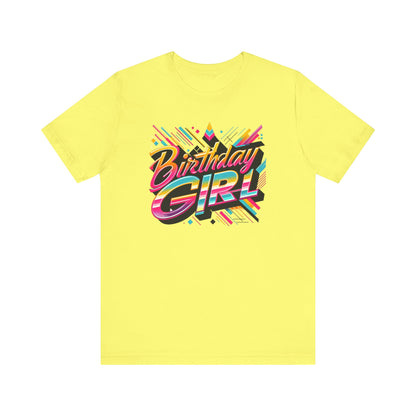 80s Themed Birthday Girl Gift Store Shirt