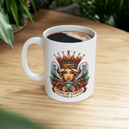 Queen of Coffee Gift Store Mug