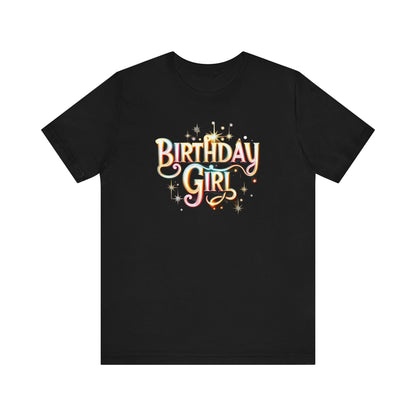 Glowing Birthday Girl Gift Store Shirt