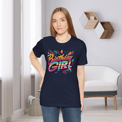 80s Themed Birthday Girl Gift Store Shirt