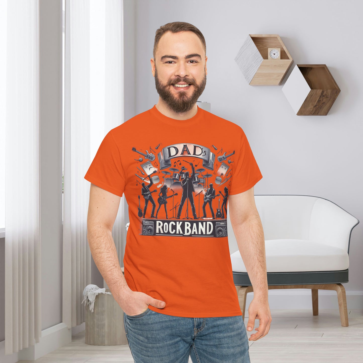 Dad's Rock Band Gift Store Shirt