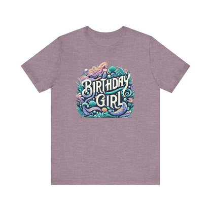 Mermaid Birthday Girl Gift Store Shirt