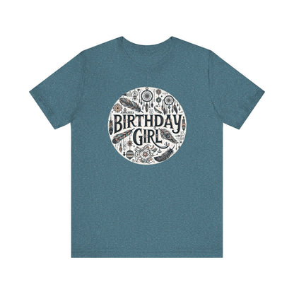 Boho Birthday Girl Gift Store Shirt