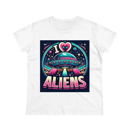 I Love Aliens Sci-Fi Gift Store Shirt