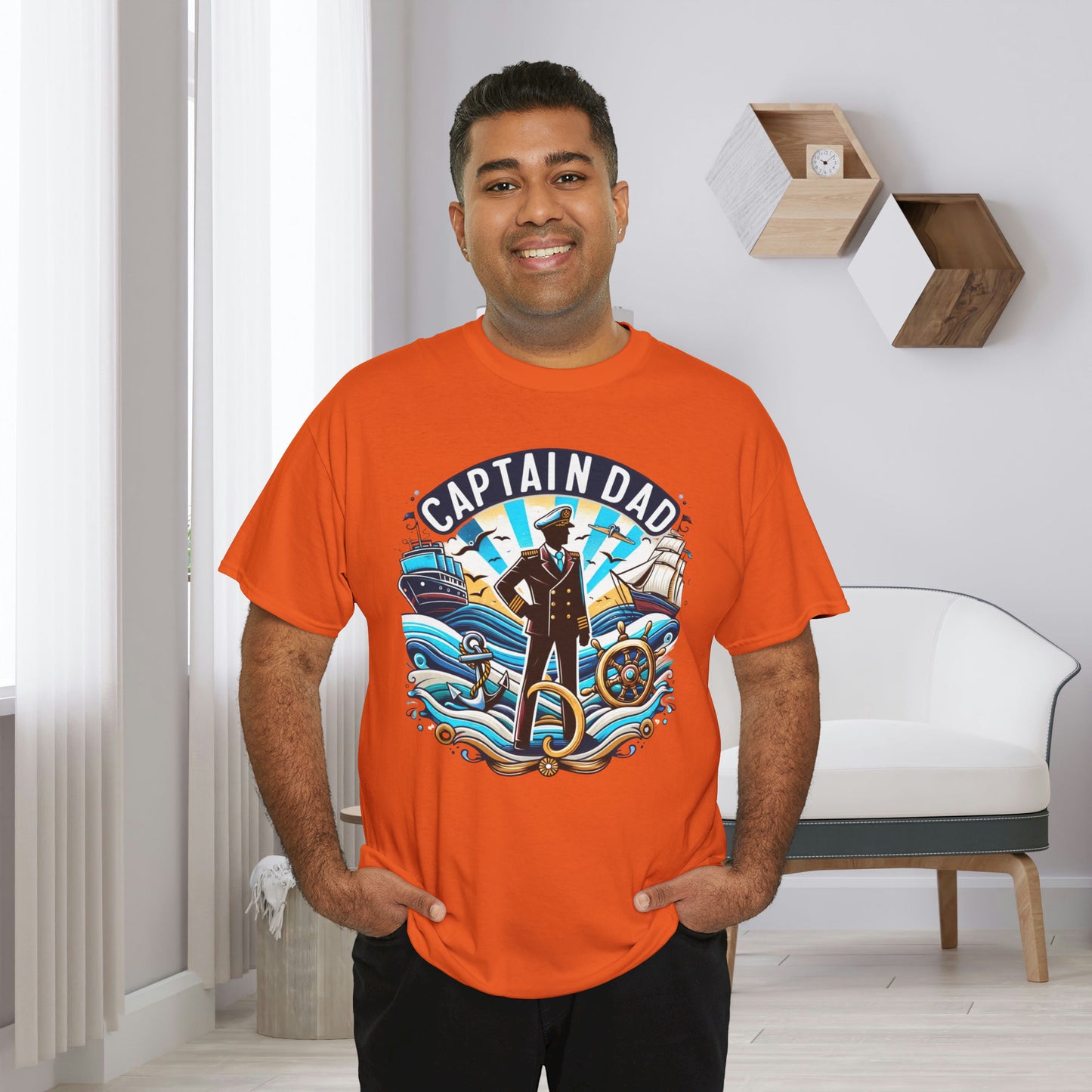 Captain Dad Gift Store Shirt