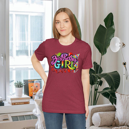 Playful Birthday Girl Gift Store Shirt