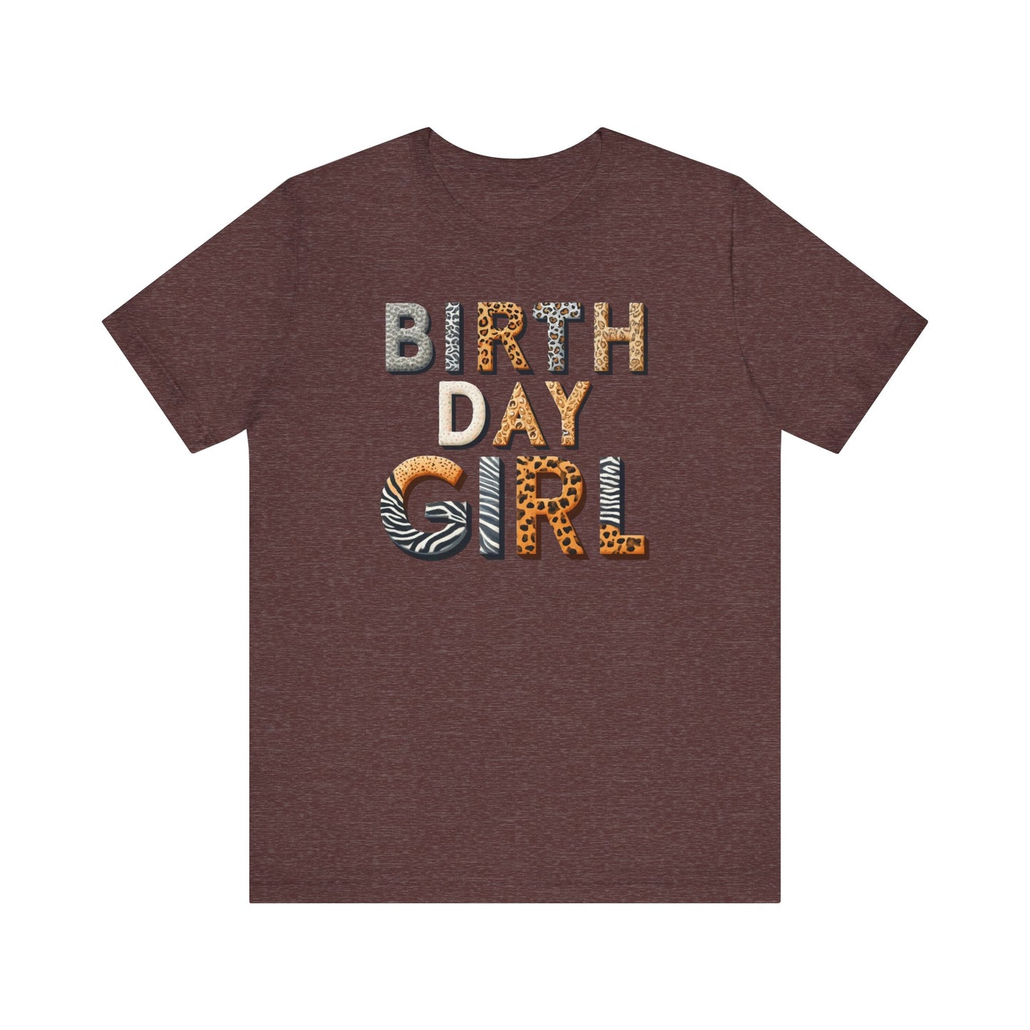 Animal Print Birthday Girl Gift Store Shirt